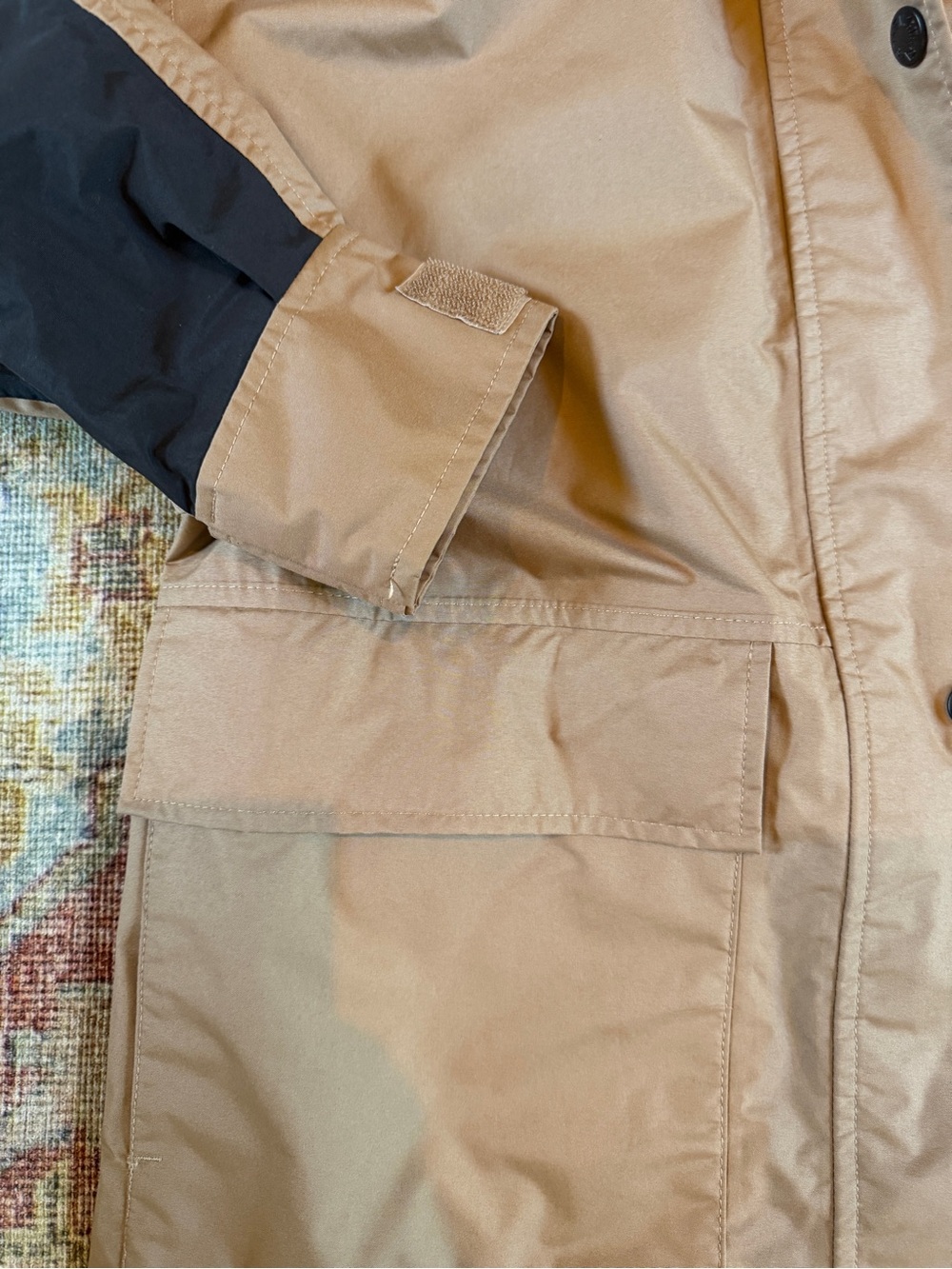 The North Face Reign On Parka Women’s Two-Tone Brown & Black Long Hooded Jacket - Picture 6 of 14